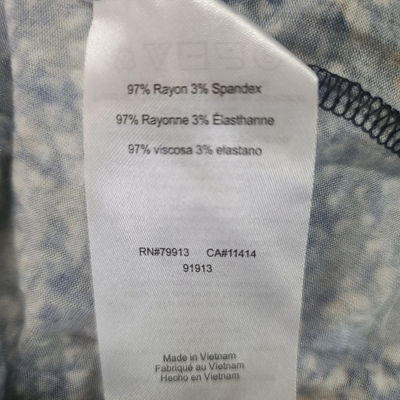 Jessica Simpson maternity maxi long sleeve dress size SMALL nwt blue floral - Picture 7 of 8